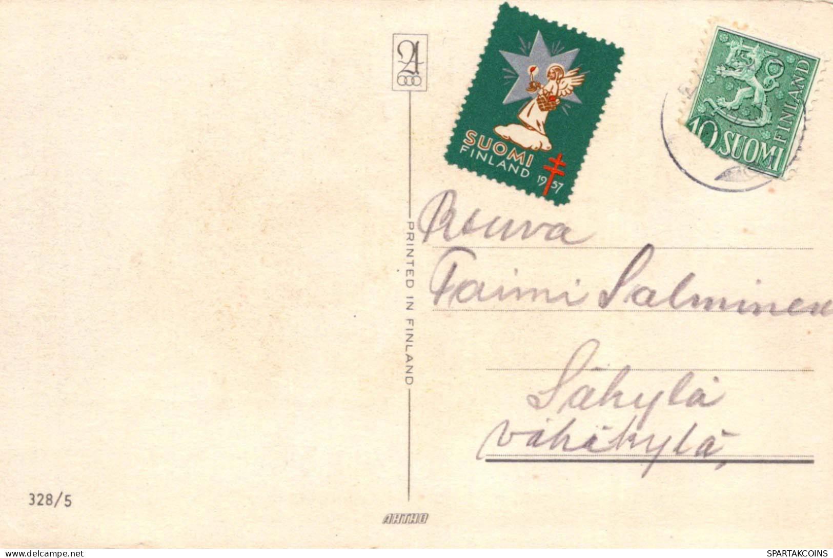 FLORES Vintage Tarjeta Postal CPA #PKE677.A - Flowers