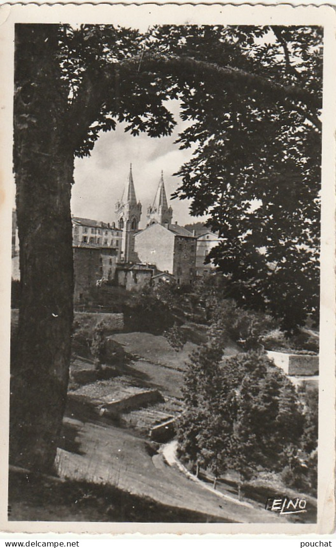 OP 12-(07) LA LOUVESC - PAYSAGE , EGLISE - 2 SCANS - La Louvesc