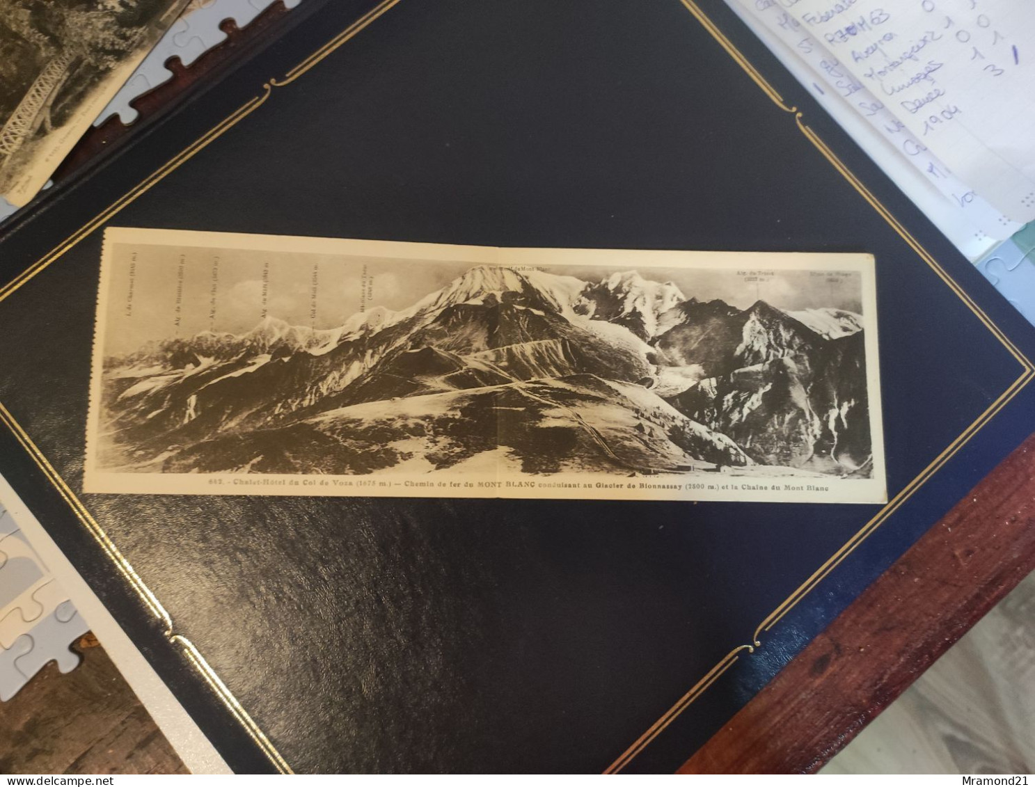 Carte Postale Ancienne Panoramique - Chamonix-Mont-Blanc