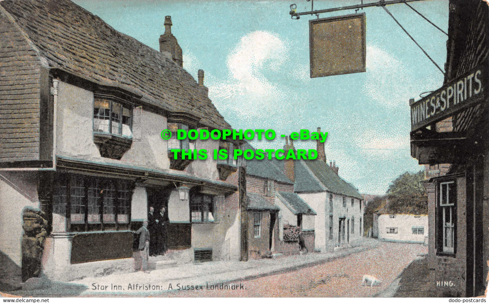 R548892 Star Inn. Alfriston. A Sussex Landmark. Shureys Publications. Delittle. - Welt