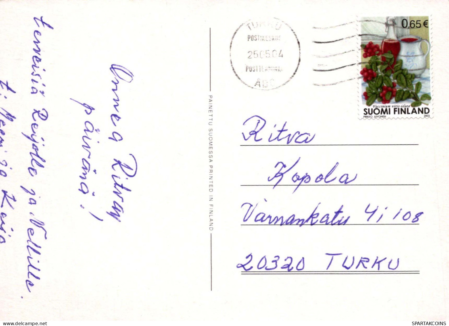 FIORI Vintage Cartolina CPSM #PBZ441.A - Flowers