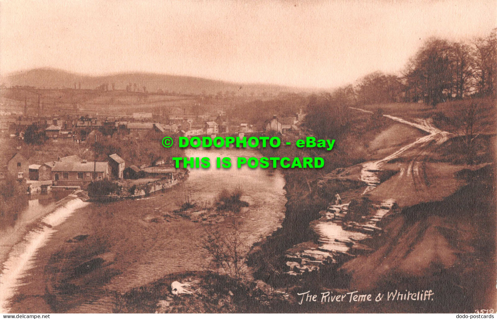 R549215 The River Teme And Whitcliff. J. Hull - Welt