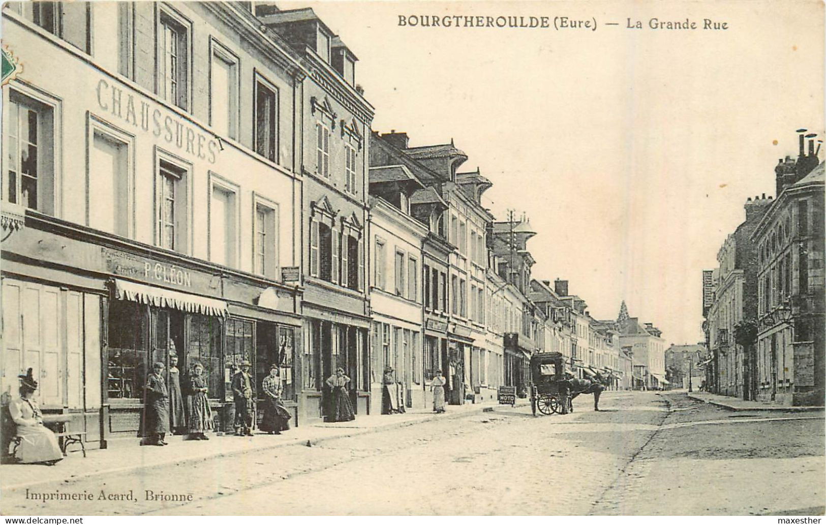 BOURGTHEROULDE La Grande Rue - Bourgtheroulde