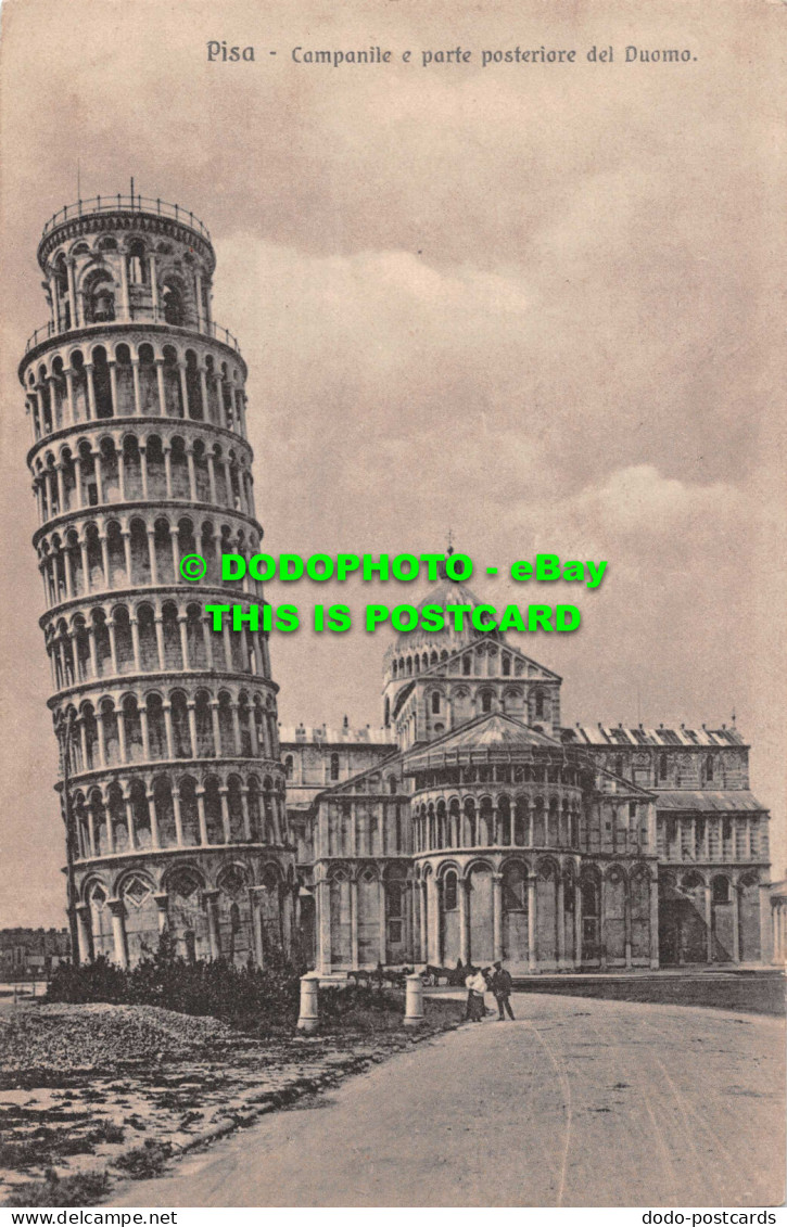 R549570 Pisa. Campanile E Parte Posteriore Del Duomo. G. Barsanti E Figli. Grand - Welt