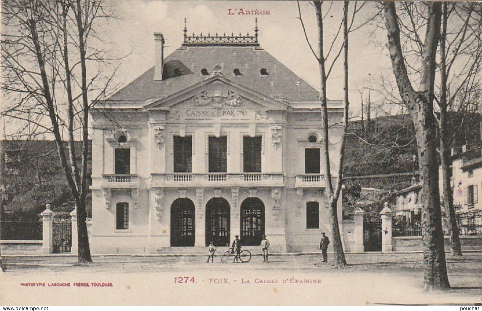 OP 14-(09) FOIX - LA CAISSE D' EPARGNE  - 2 SCANS - Foix