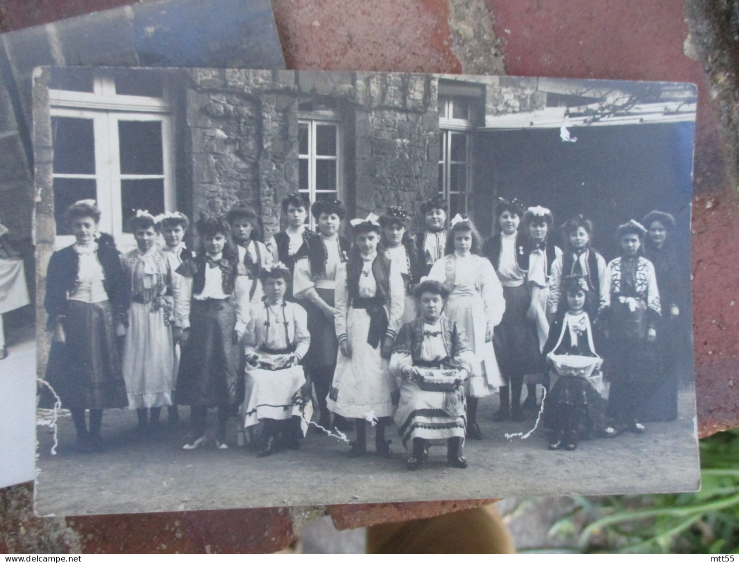 LO 2 CARTE PHOTO GROUPE DE FEMME DEGUISEMENT - Photographs