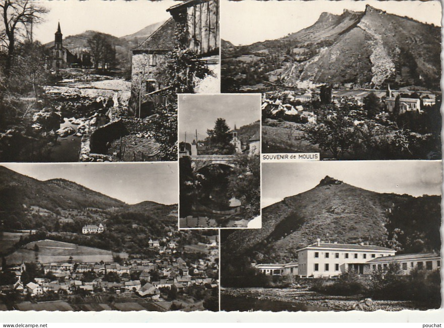 OP 15-(09) MOULIS - CARTE MULTIVUES  - 2 SCANS - Autres & Non Classés