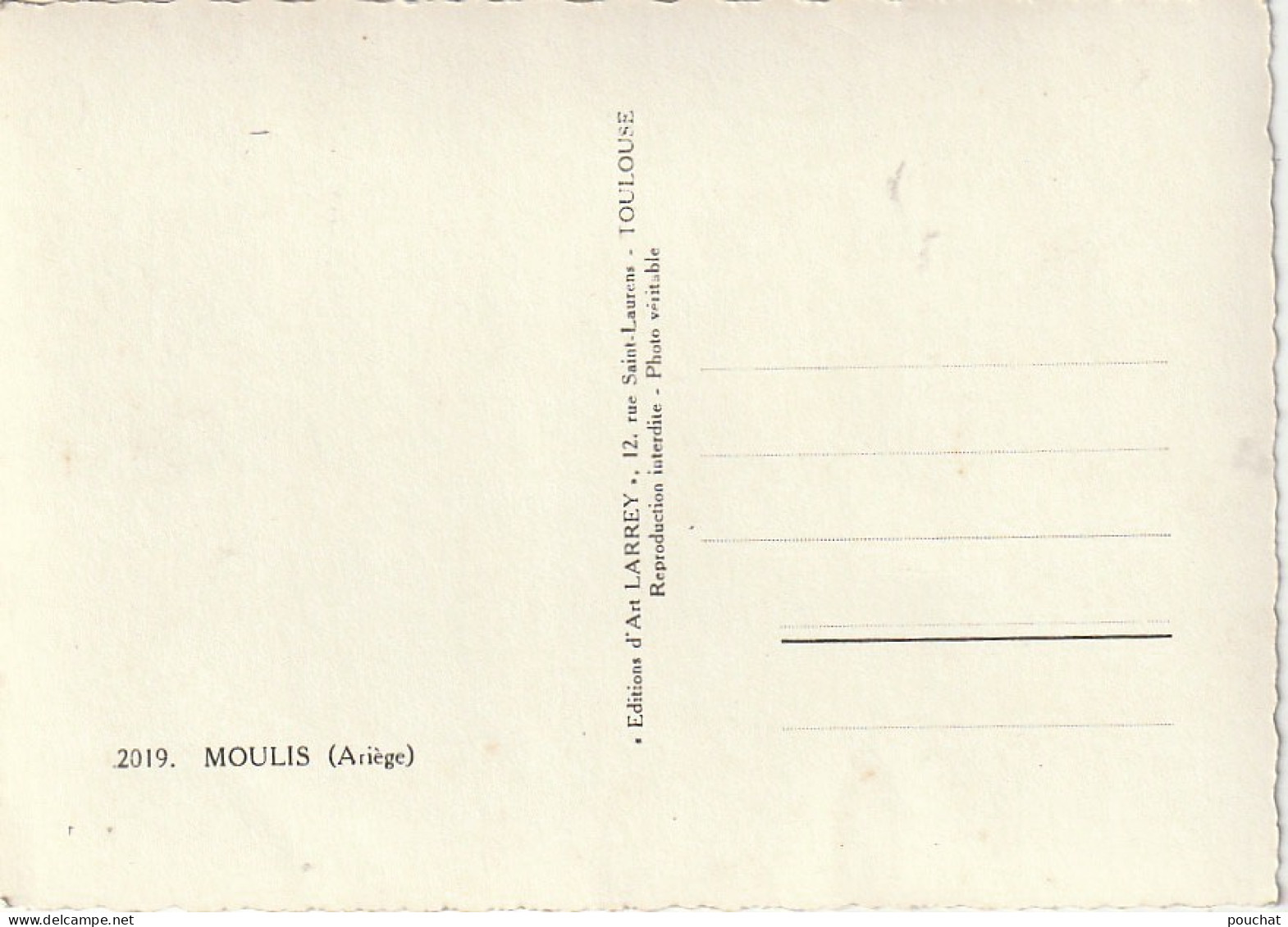 OP 15-(09) MOULIS - CARTE MULTIVUES  - 2 SCANS - Other & Unclassified