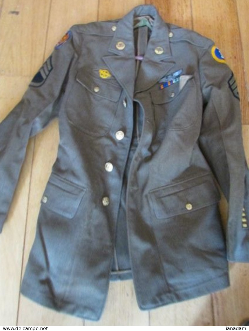 WW2 US 8th & 3rd Air Force Tunic W/ Bombardier Wing - 1939-45