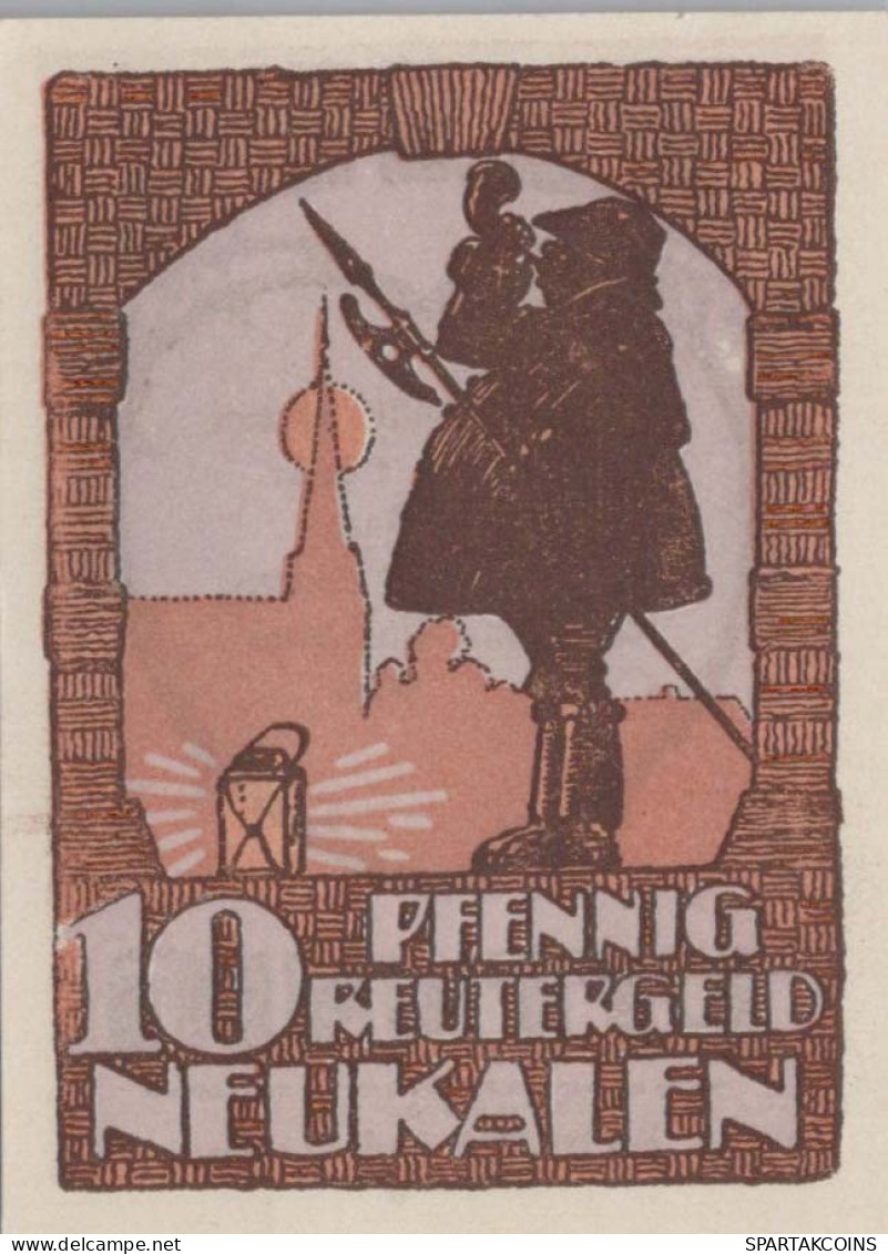 10 PFENNIG 1922 Stadt NEUKALEN Mecklenburg-Schwerin UNC DEUTSCHLAND #PI509 - Lokale Ausgaben
