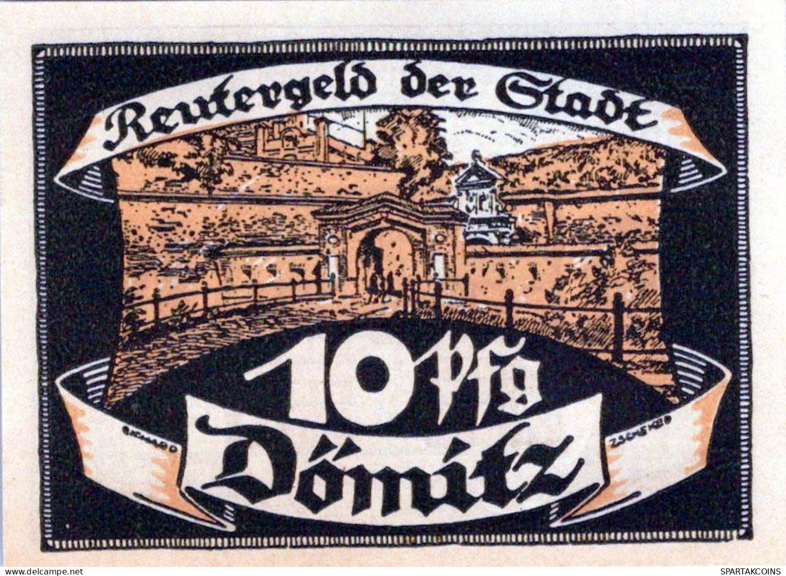 10 PFENNIG 1922 Stadt LÜBTHEEN Mecklenburg-Schwerin DEUTSCHLAND Notgeld #PF529 - Lokale Ausgaben