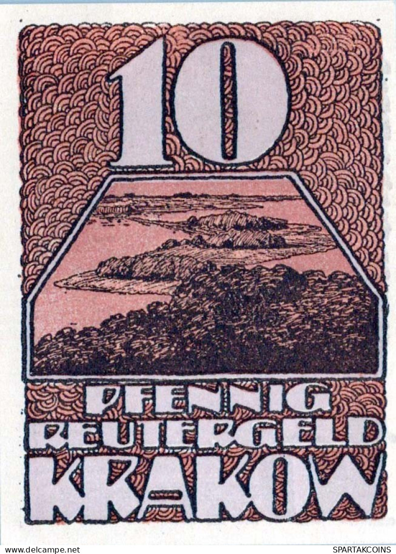 10 PFENNIG 1922 Stadt KRAKOW AM SEE Mecklenburg-Schwerin DEUTSCHLAND #PG341 - Lokale Ausgaben