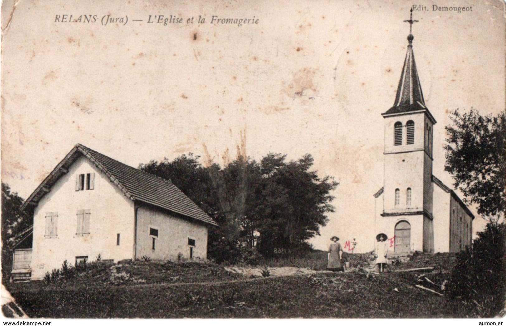 RELANS ( 39 ) - L'Eglise Et La Fromagerie - Autres & Non Classés