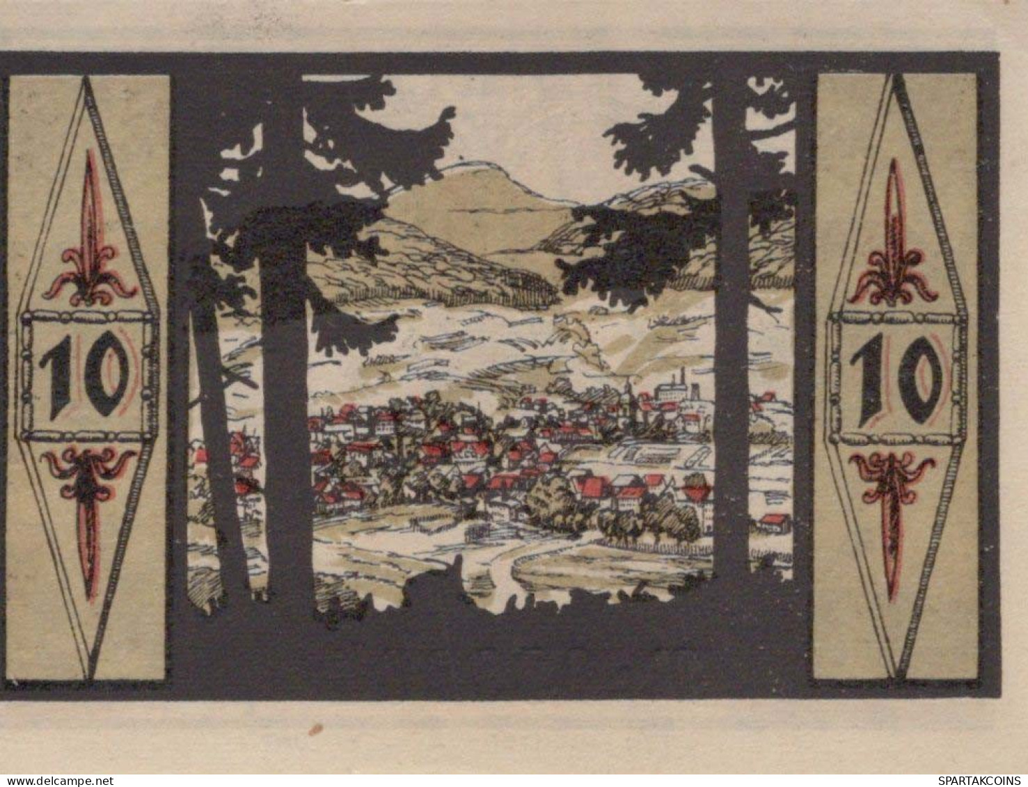 10 PFENNIG 1921 Stadt ZELLA-MEHLIS Thuringia UNC DEUTSCHLAND Notgeld #PH609 - Lokale Ausgaben
