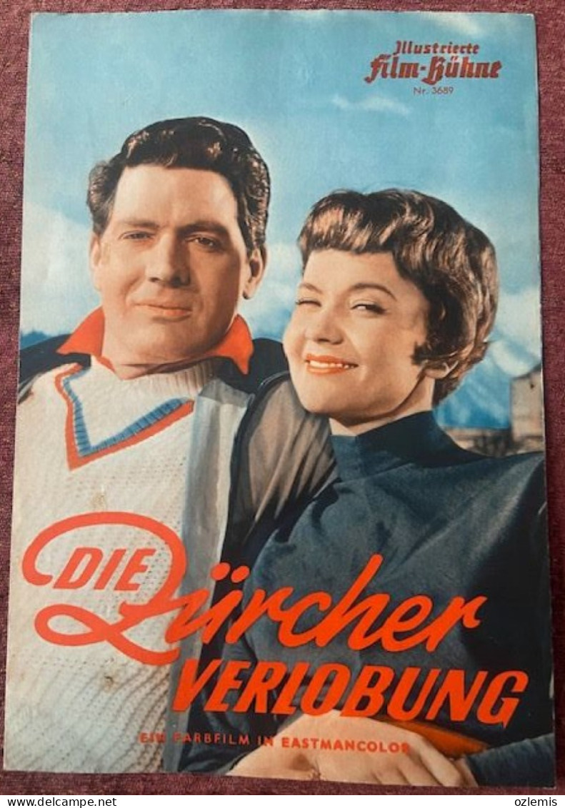 DIE ZURCHER VERLOBUNG ,ILLUSTRIERTE ,FILM - KUHNE ,CINEMA ,MOVIE ,MAGAZINE - Kino & Fernsehen