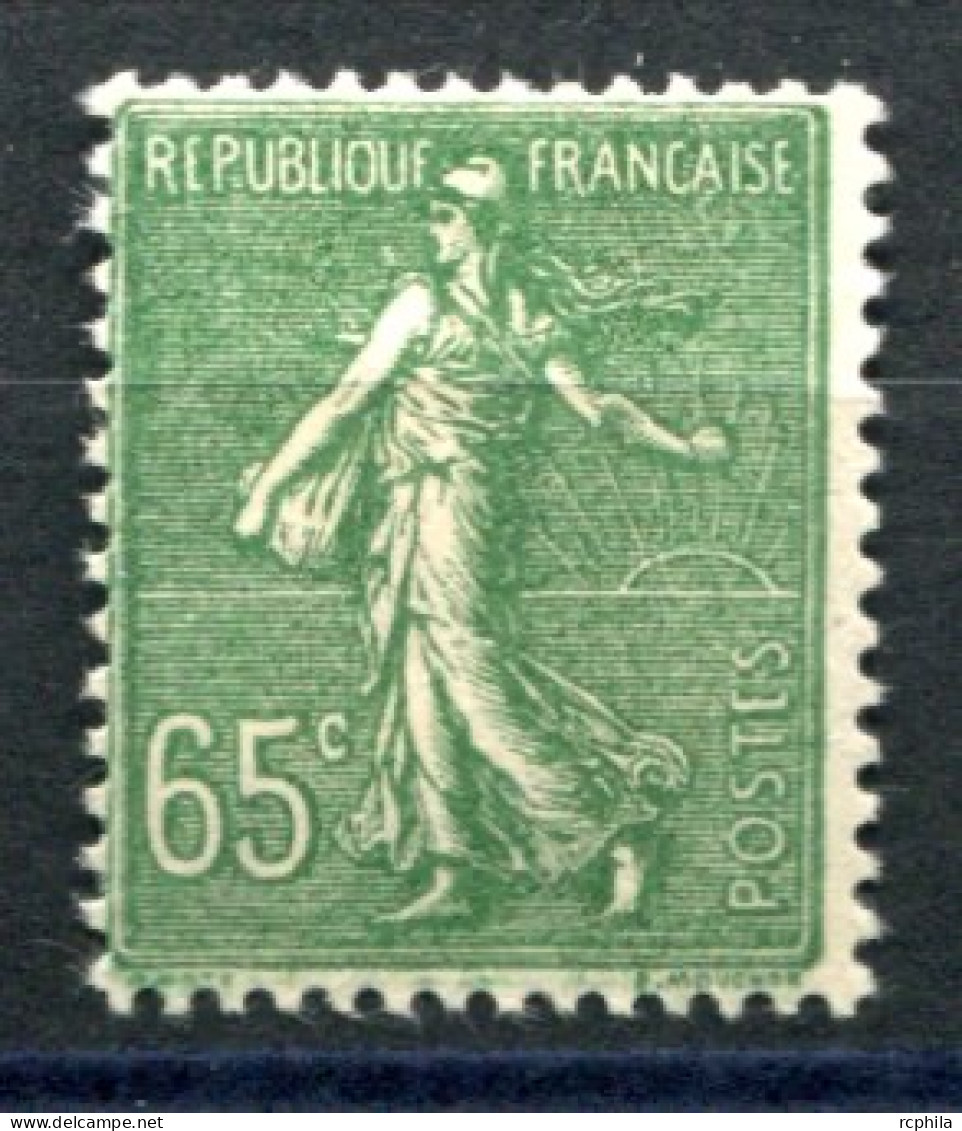 RC 27570 FRANCE COTE 8€ N° 234 - 65c VERT SEMEUSE LIGNÉE NEUF * MN TB - Ungebraucht