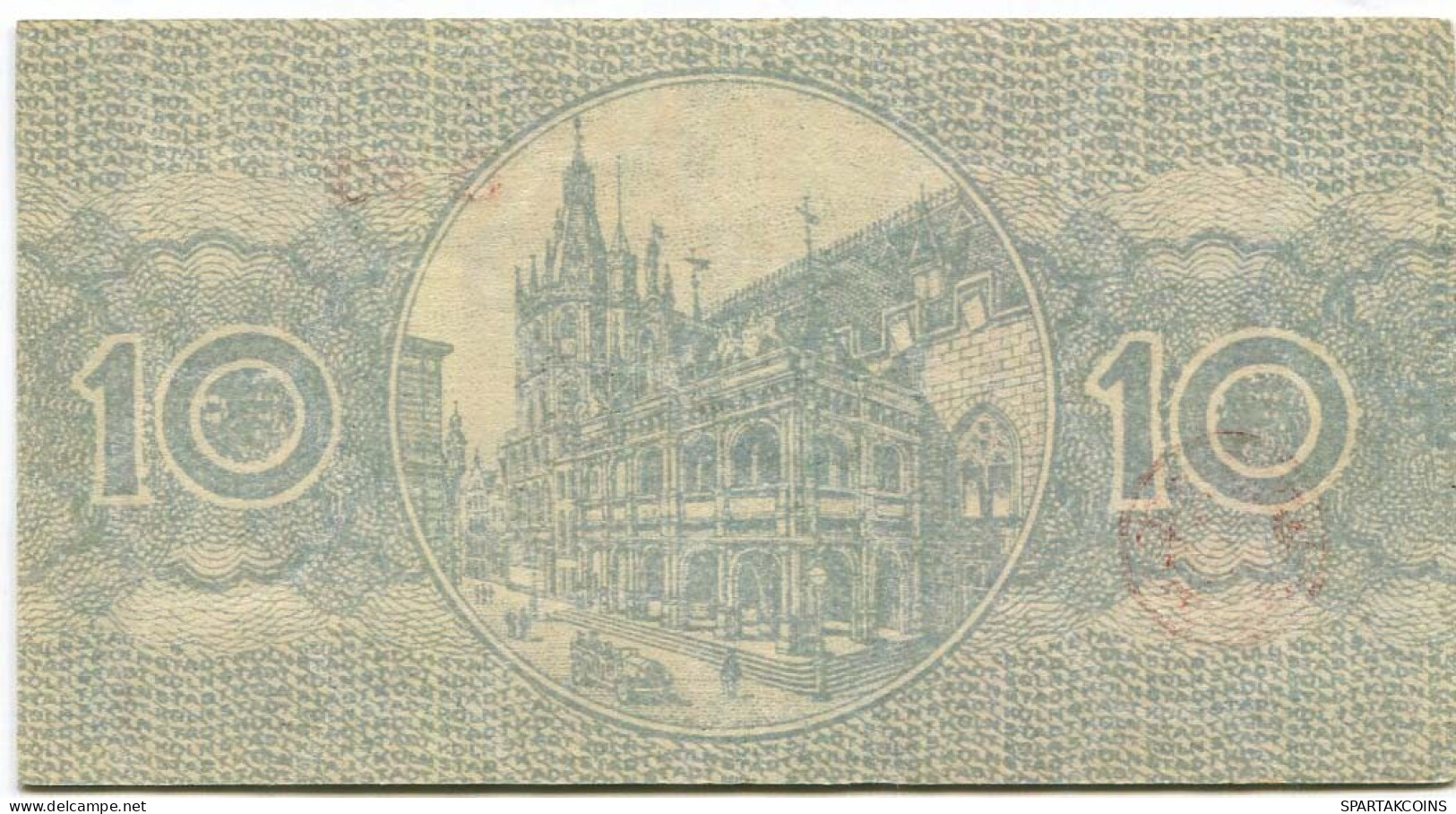 10 PFENNIG 1920 Stadt COLOGNE Rhine DEUTSCHLAND Notgeld Papiergeld Banknote #PL831 - [11] Emissions Locales