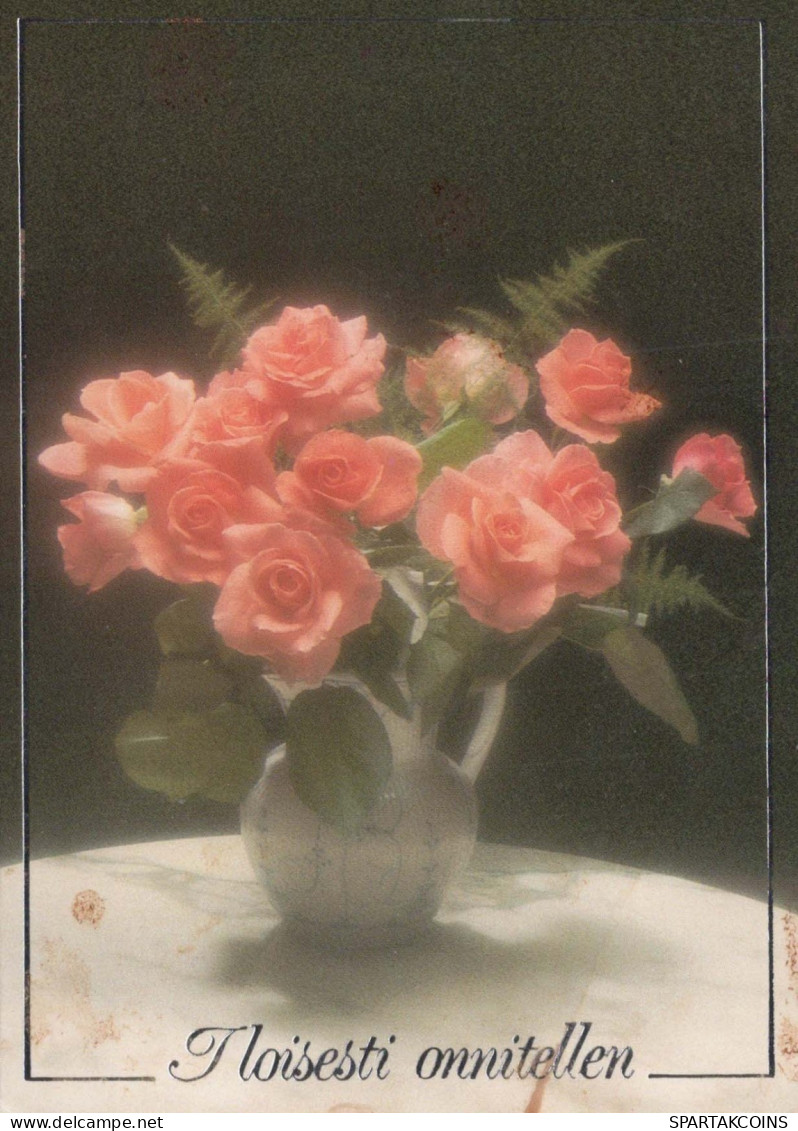 FLOWERS Vintage Ansichtskarte Postkarte CPSM #PAS638.DE - Blumen