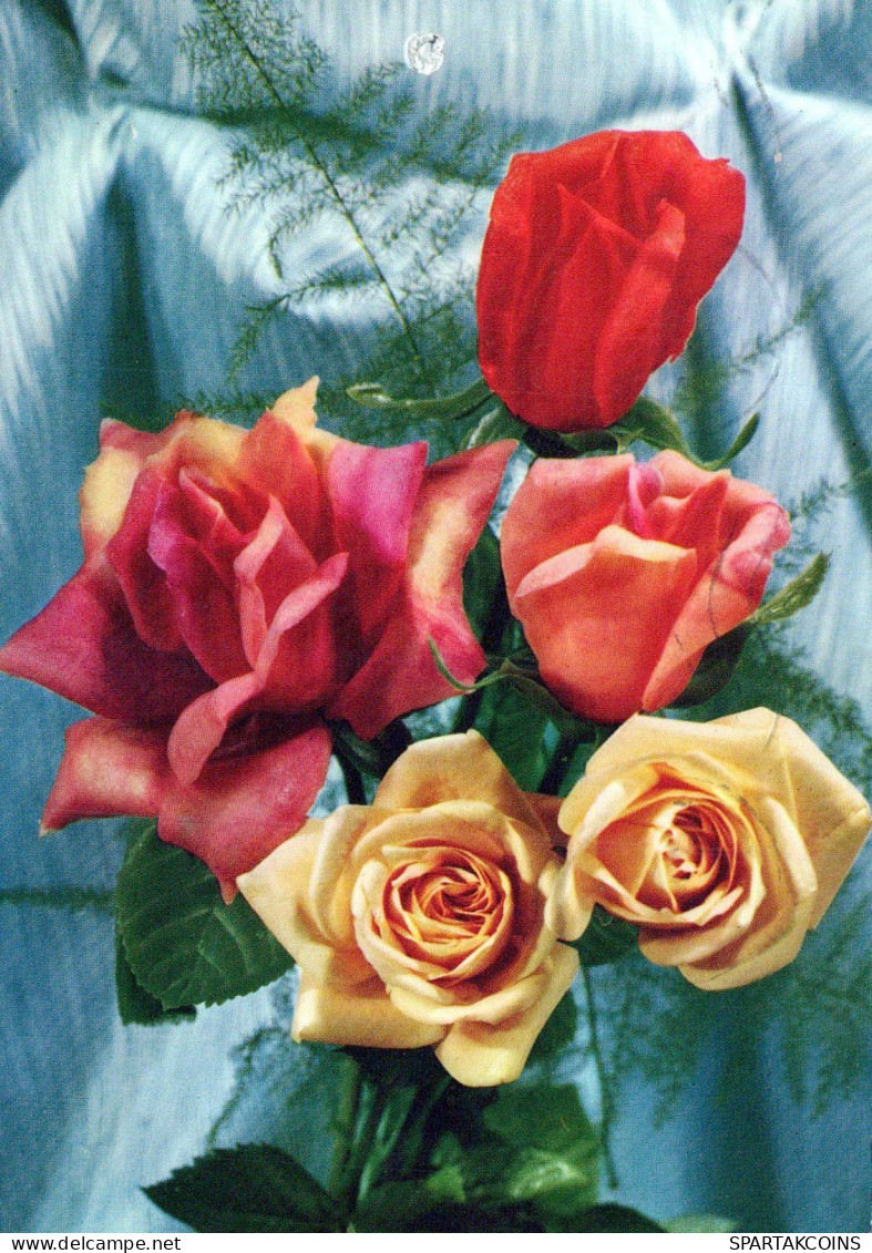 FLOWERS Vintage Ansichtskarte Postkarte CPSM #PAS578.DE - Flowers