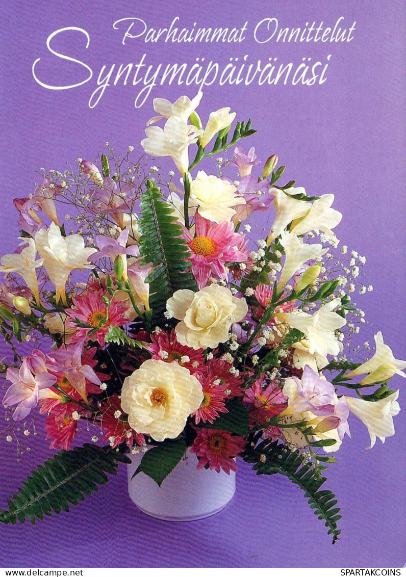 FLOWERS Vintage Ansichtskarte Postkarte CPSM #PAS035.DE - Blumen