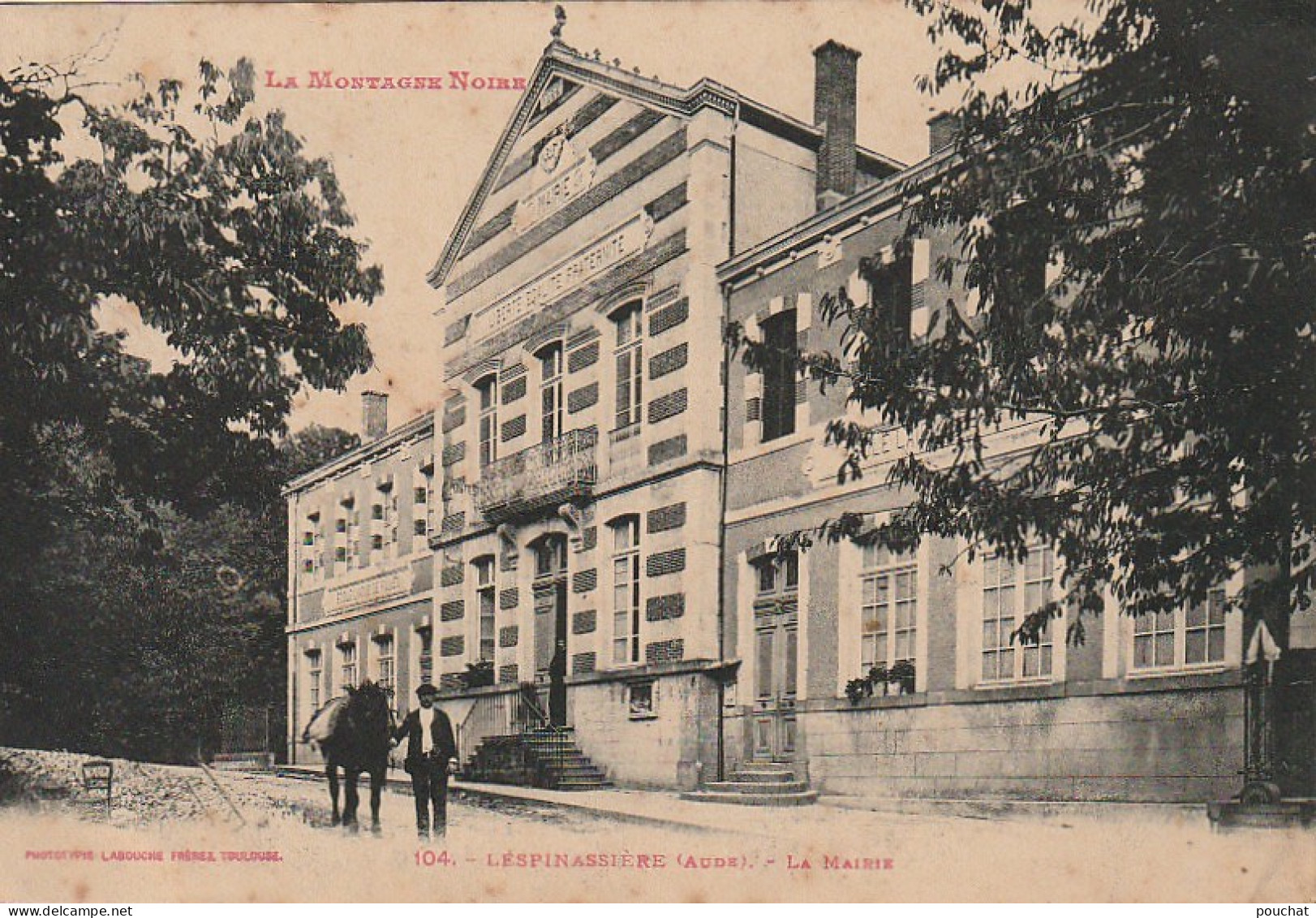 OP 18-(11) LESPINASSIERE - LA MAIRIE - 2 SCANS - Other & Unclassified