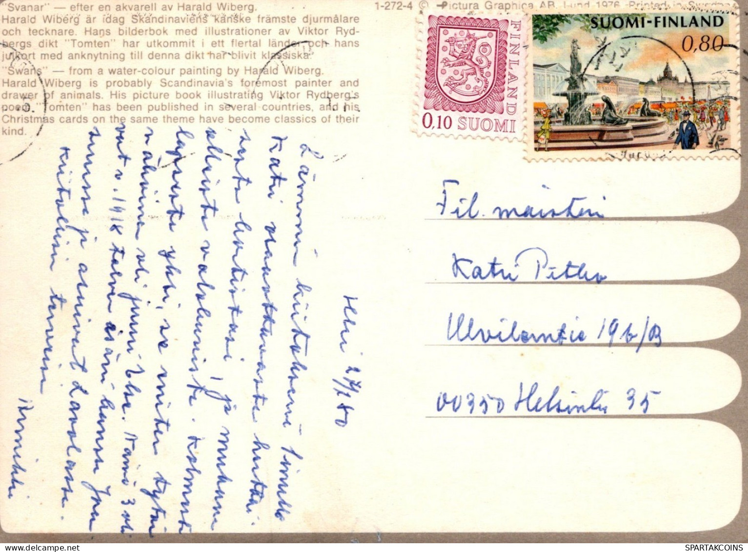 VOGEL Tier Vintage Ansichtskarte Postkarte CPSM #PAN297.DE - Vögel