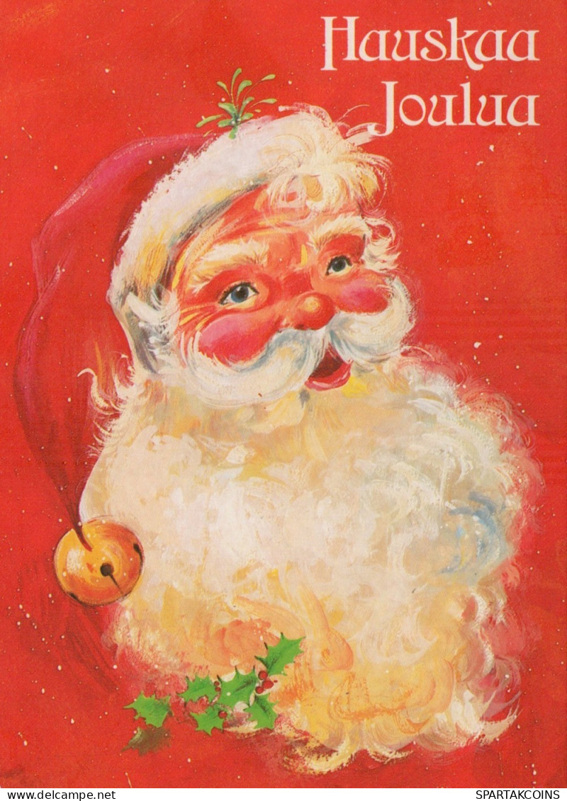 WEIHNACHTSMANN SANTA CLAUS WEIHNACHTSFERIEN Vintage Postkarte CPSM #PAJ803.DE - Santa Claus