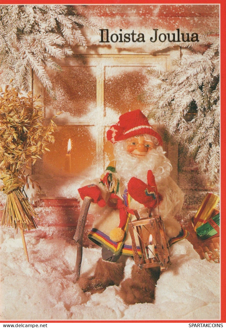 WEIHNACHTSMANN SANTA CLAUS WEIHNACHTSFERIEN Vintage Postkarte CPSM #PAK013.DE - Santa Claus