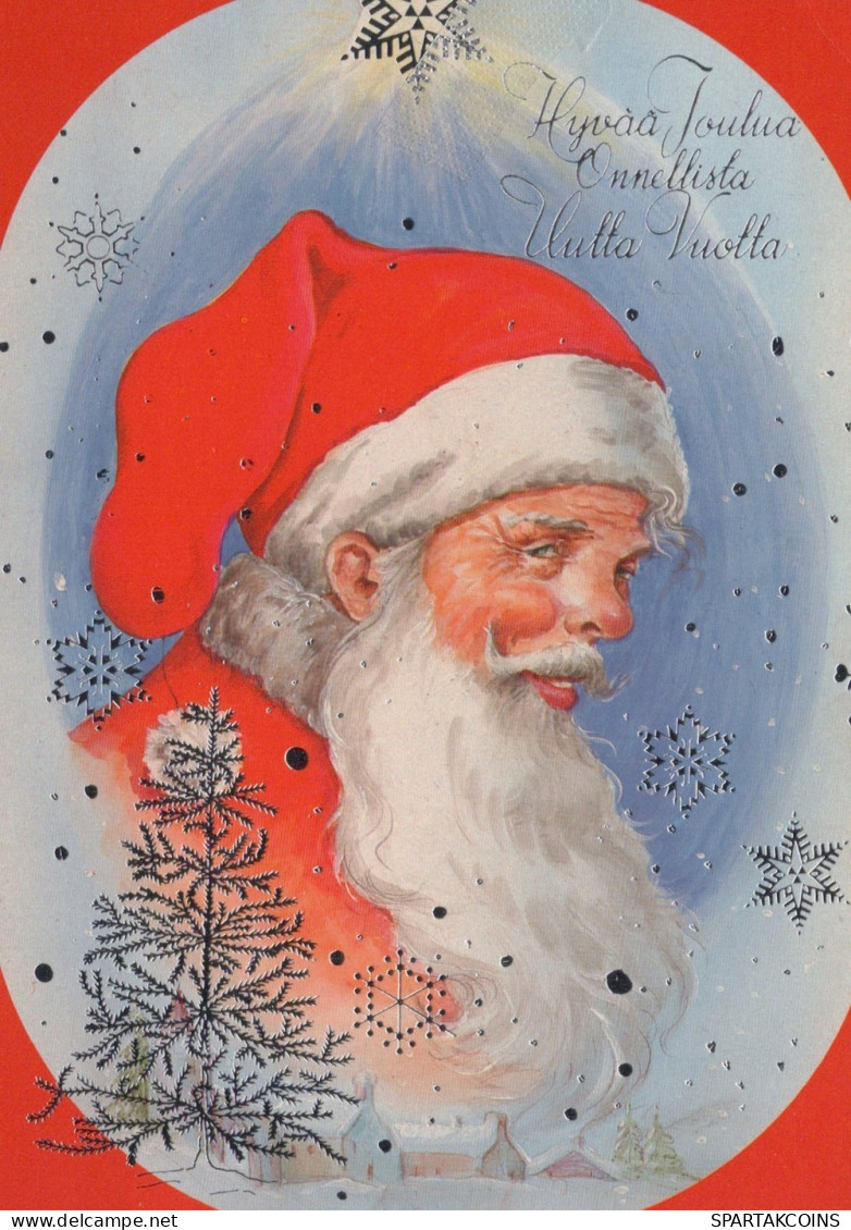 WEIHNACHTSMANN SANTA CLAUS WEIHNACHTSFERIEN Vintage Postkarte CPSM #PAJ869.DE - Santa Claus
