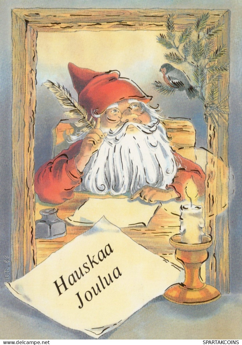 WEIHNACHTSMANN SANTA CLAUS WEIHNACHTSFERIEN Vintage Postkarte CPSM #PAJ941.DE - Santa Claus