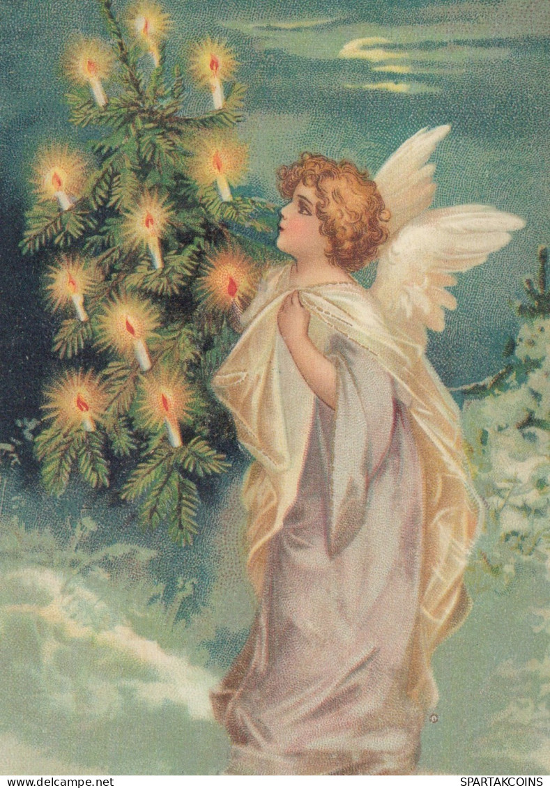 ENGEL WEIHNACHTSFERIEN Feiern & Feste Vintage Ansichtskarte Postkarte CPSM #PAJ271.DE - Anges