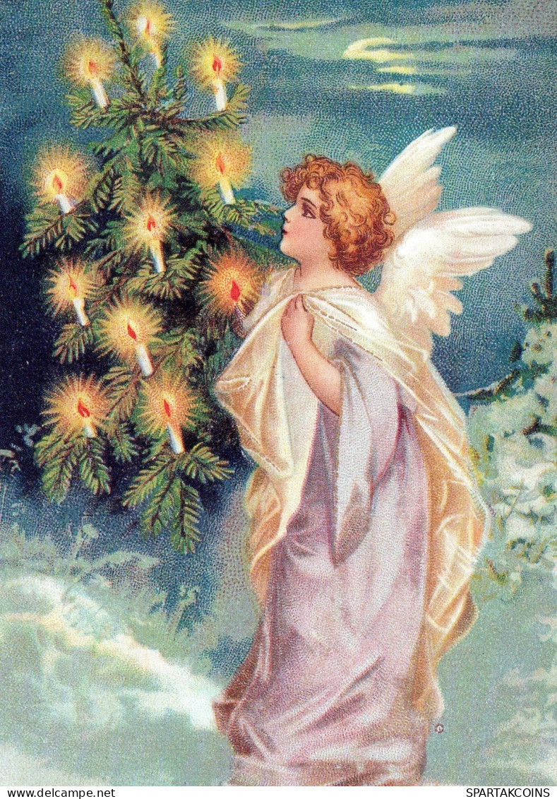 ENGEL WEIHNACHTSFERIEN Feiern & Feste Vintage Ansichtskarte Postkarte CPSM #PAJ271.DE - Anges