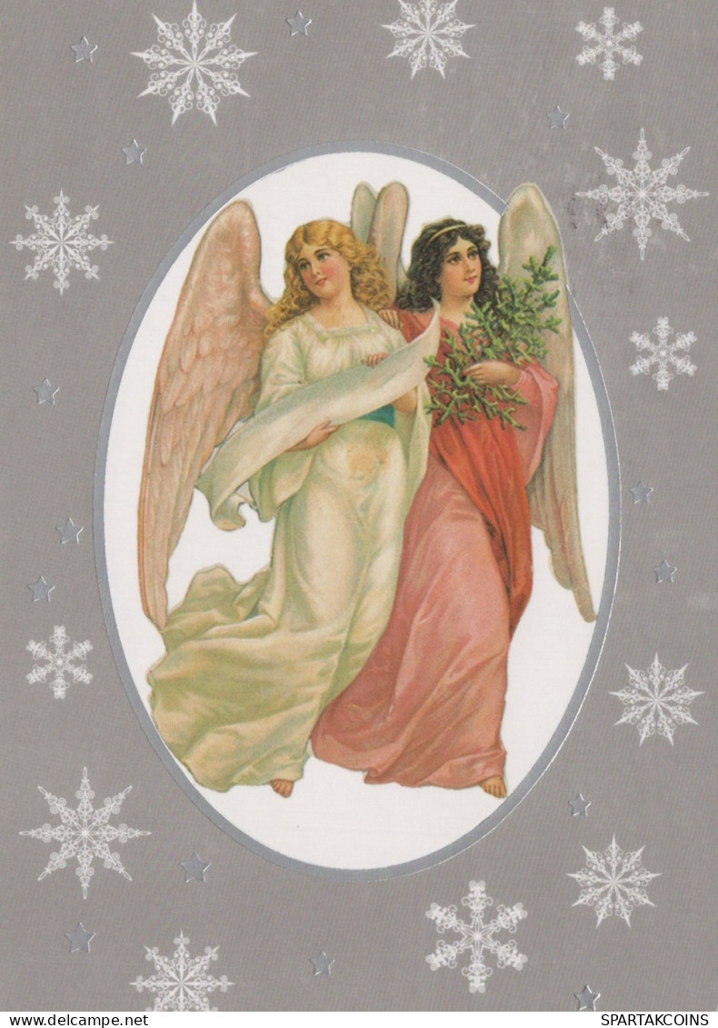 ENGEL WEIHNACHTSFERIEN Feiern & Feste Vintage Ansichtskarte Postkarte CPSM #PAH452.DE - Anges