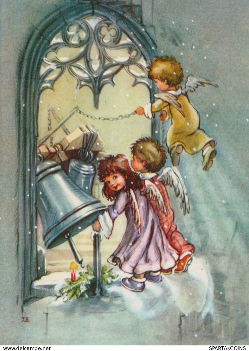 ENGEL WEIHNACHTSFERIEN Feiern & Feste Vintage Ansichtskarte Postkarte CPSM #PAH384.DE - Anges