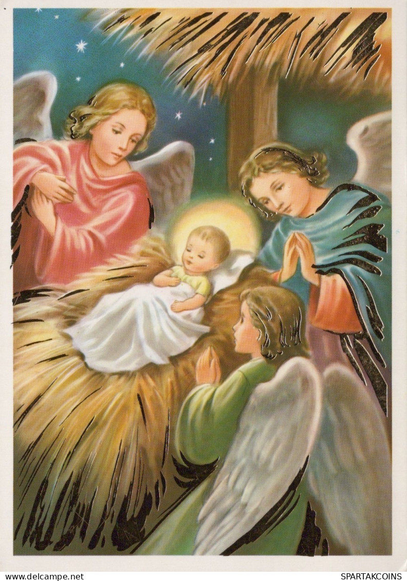 ENGEL WEIHNACHTSFERIEN Feiern & Feste Vintage Ansichtskarte Postkarte CPSM #PAH575.DE - Anges