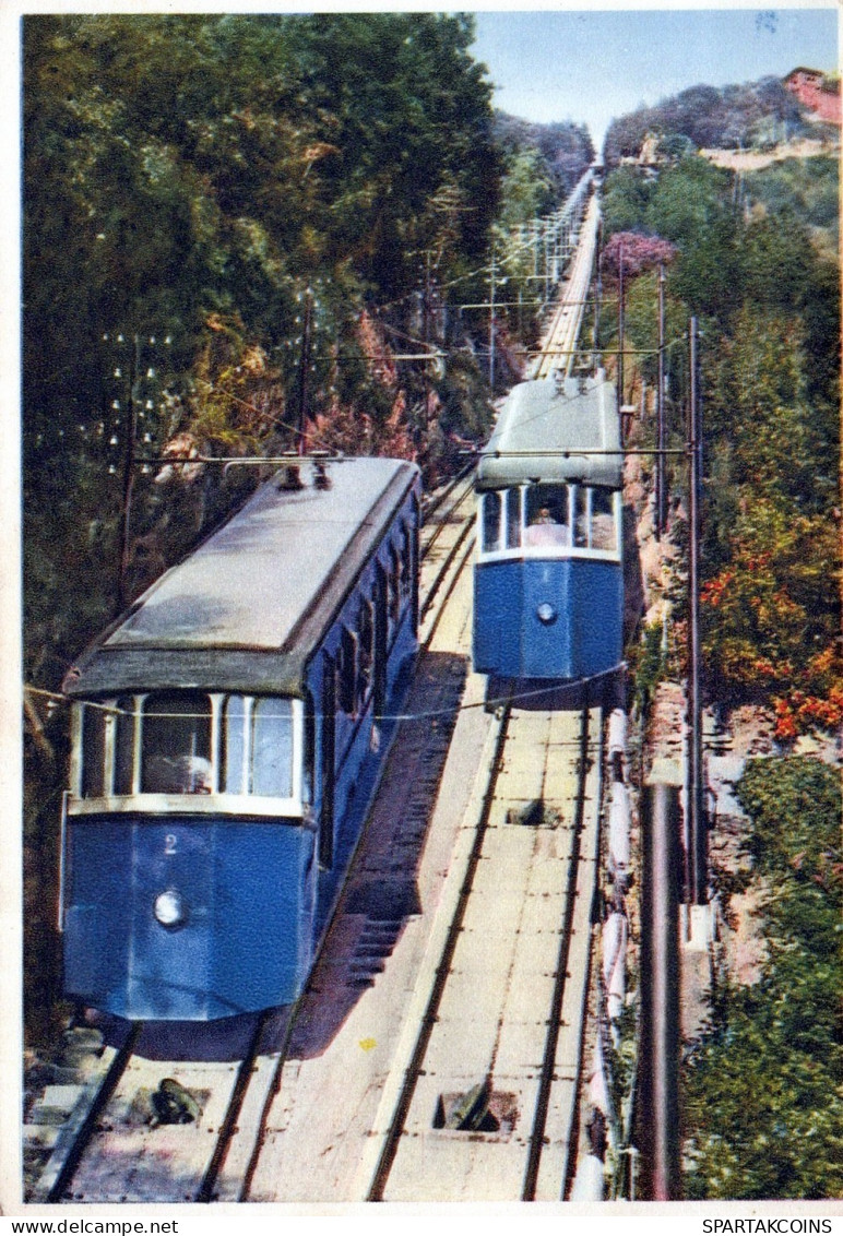 ZUG Schienenverkehr Eisenbahnen Vintage Ansichtskarte Postkarte CPSM #PAA680.DE - Treinen