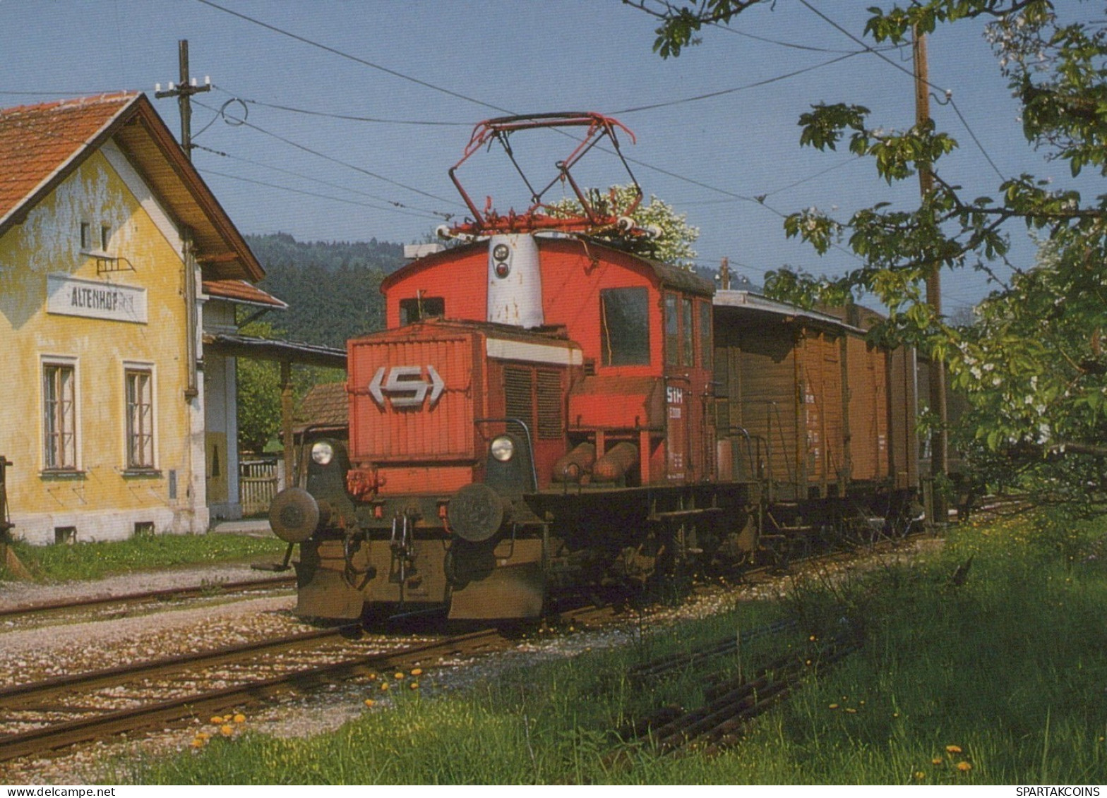 ZUG Schienenverkehr Eisenbahnen Vintage Ansichtskarte Postkarte CPSM #PAA879.DE - Trains