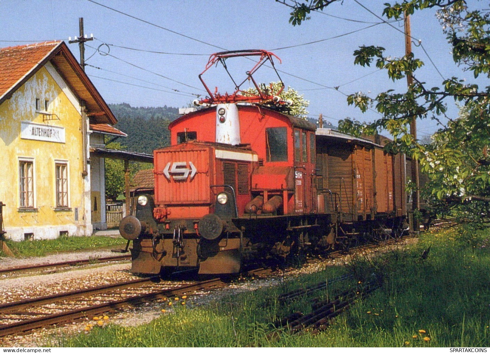 ZUG Schienenverkehr Eisenbahnen Vintage Ansichtskarte Postkarte CPSM #PAA879.DE - Treni