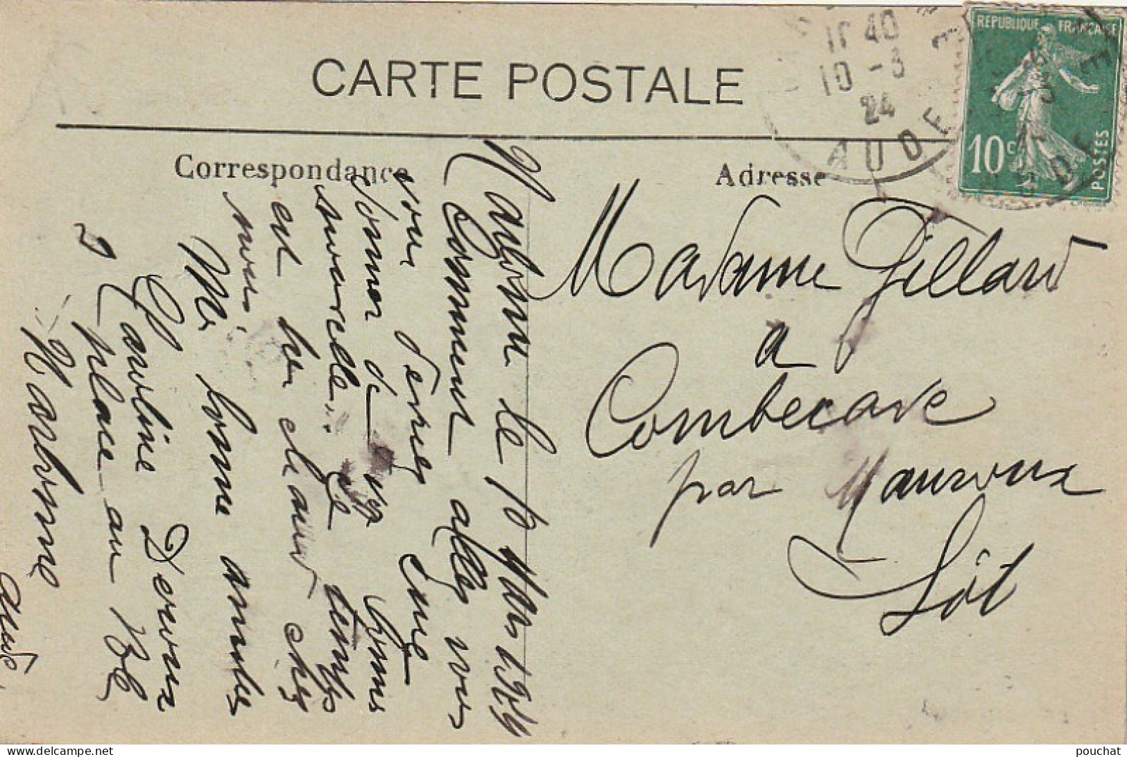 OP 18-(11) FABREZAN - LA MAIRIE ET LA POSTE - 2 SCANS - Other & Unclassified