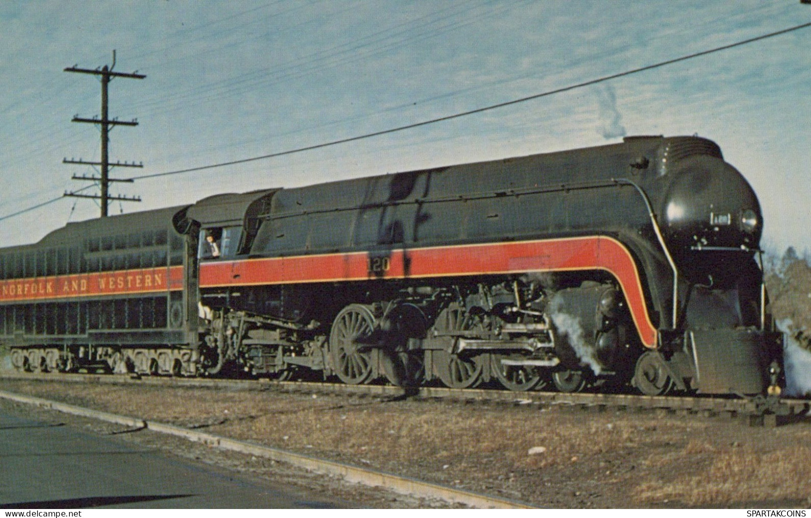 ZUG Schienenverkehr Eisenbahnen Vintage Ansichtskarte Postkarte CPSMF #PAA546.DE - Treni