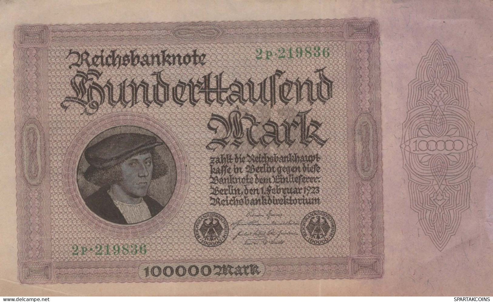 100000 MARK 1923 Stadt BERLIN DEUTSCHLAND Papiergeld Banknote #PL137 - [11] Emissions Locales