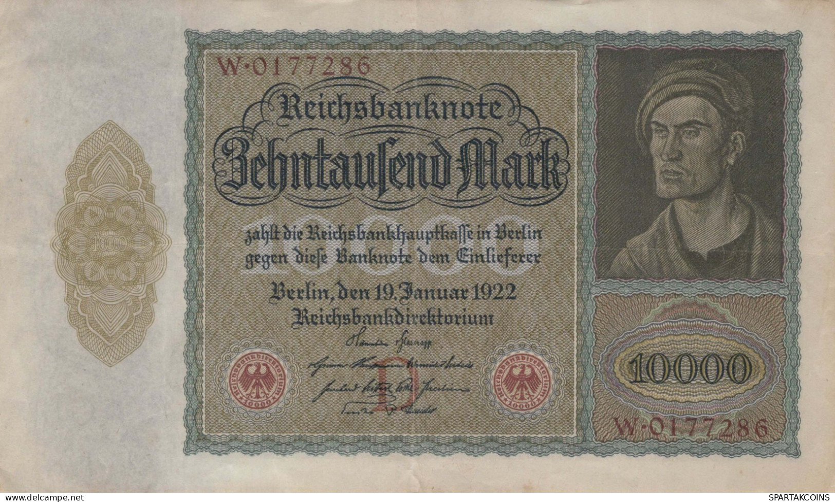 10000 MARK 1922 Stadt BERLIN DEUTSCHLAND Papiergeld Banknote #PL329 - [11] Emissions Locales