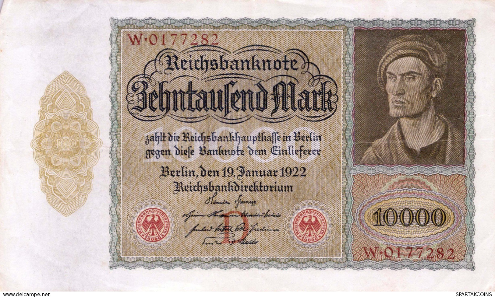10000 MARK 1922 Stadt BERLIN DEUTSCHLAND Papiergeld Banknote #PL328 - [11] Emissions Locales