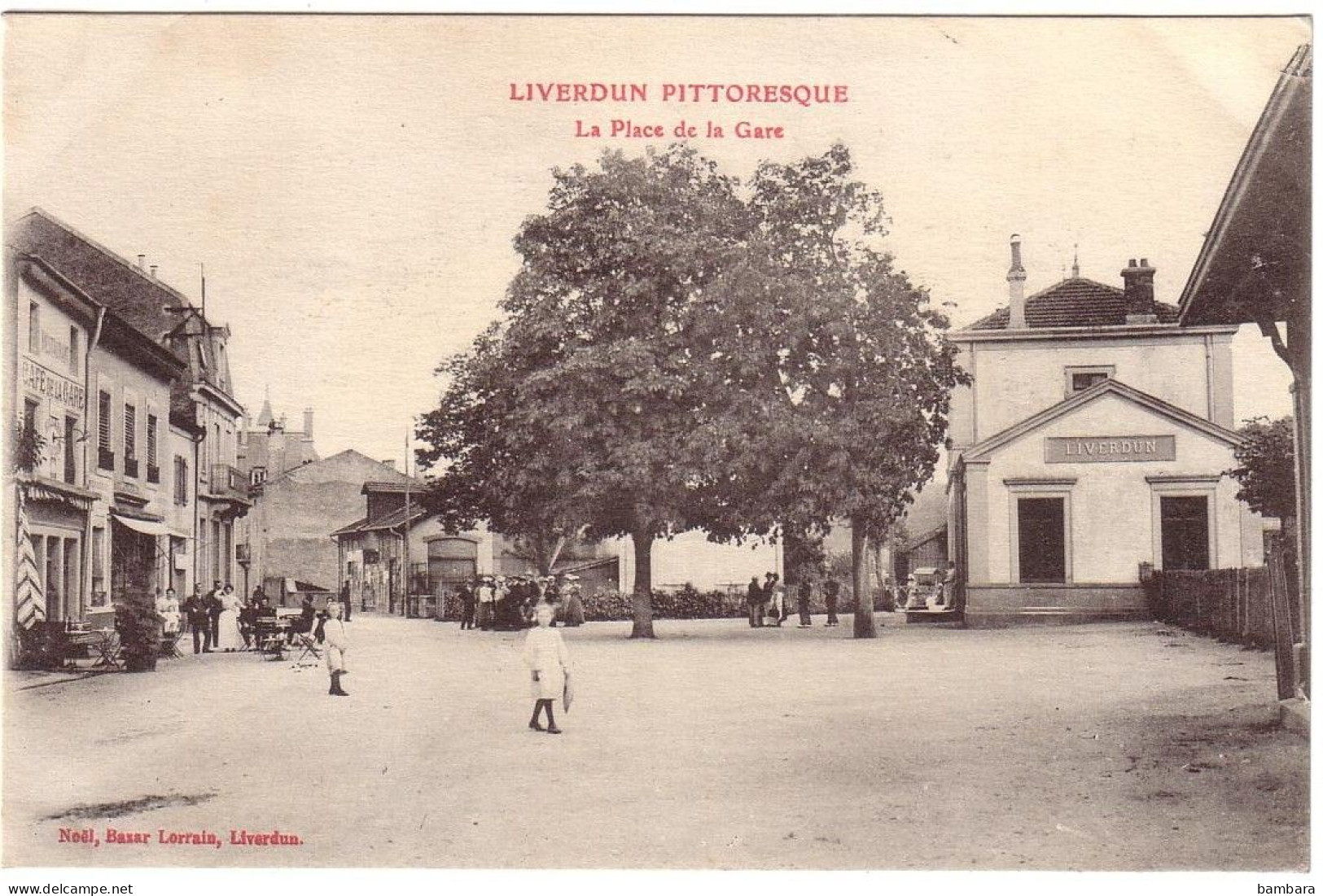 LIVERDUN - La Place De La Gare. - Liverdun