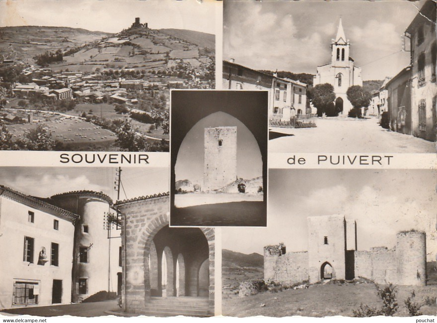 OP 19-(11) SOUVENIR DE PUIVERT - CARTE MULTIVUES  - 2 SCANS - Other & Unclassified