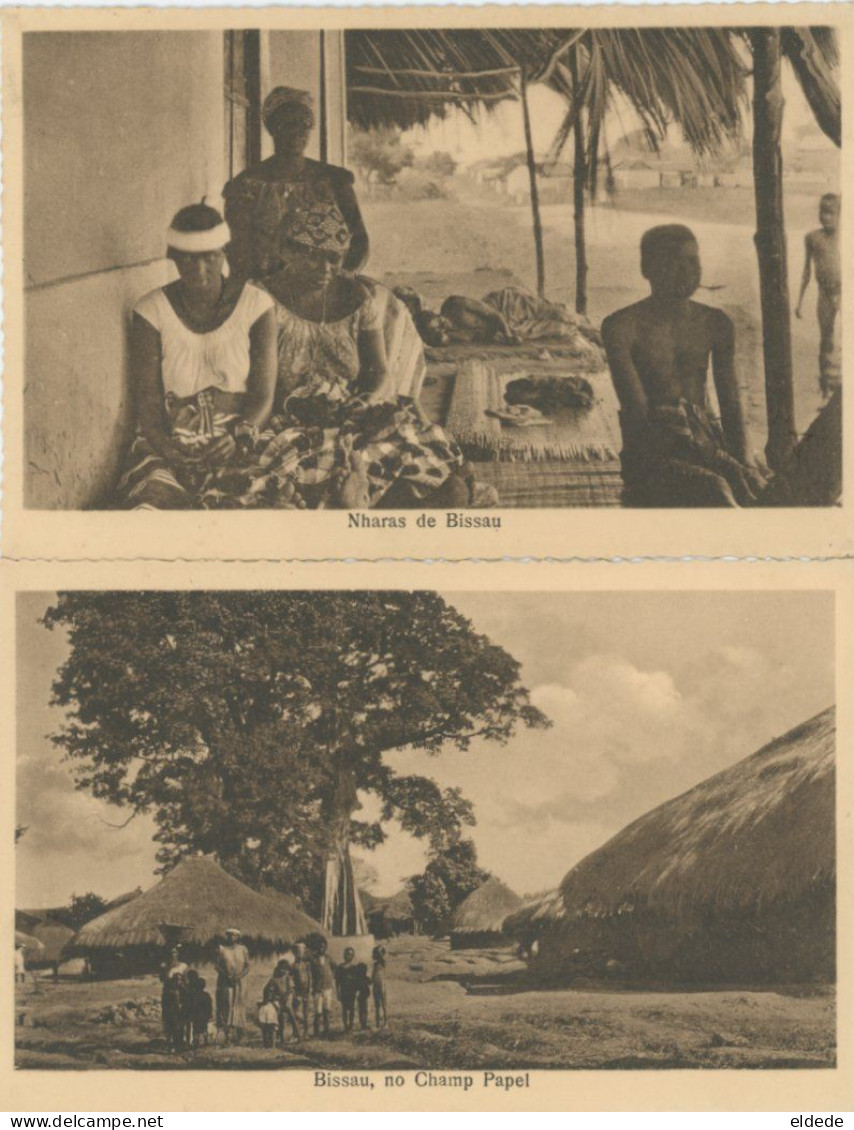 9 Postcards Bissau , Champ Papel , Bafata , Rio Farim , Canchungo , Bolama Etc - Guinea Bissau
