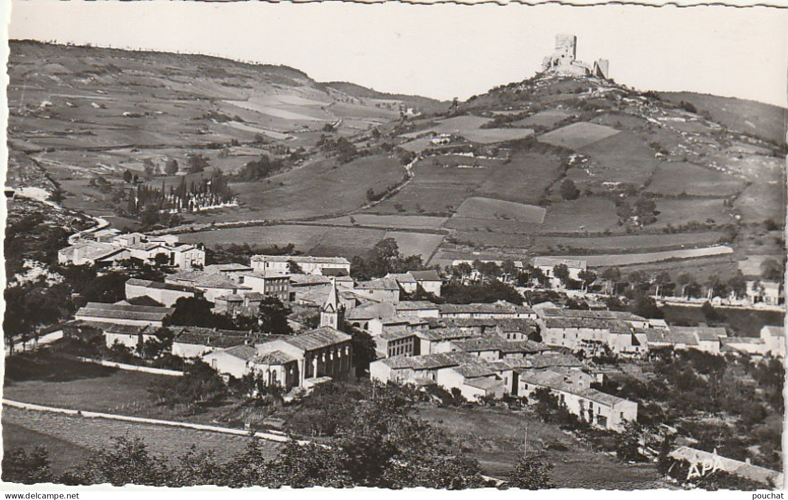 OP 19-(11) PUIVERT - VUE GENERALE ET LE CHATEAU - 2 SCANS - Otros & Sin Clasificación