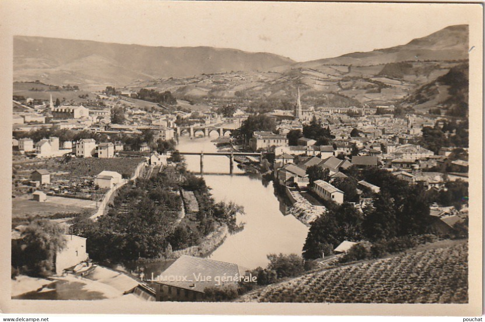 OP 19-(11) LIMOUX - VUE GENERALE - 2 SCANS - Limoux