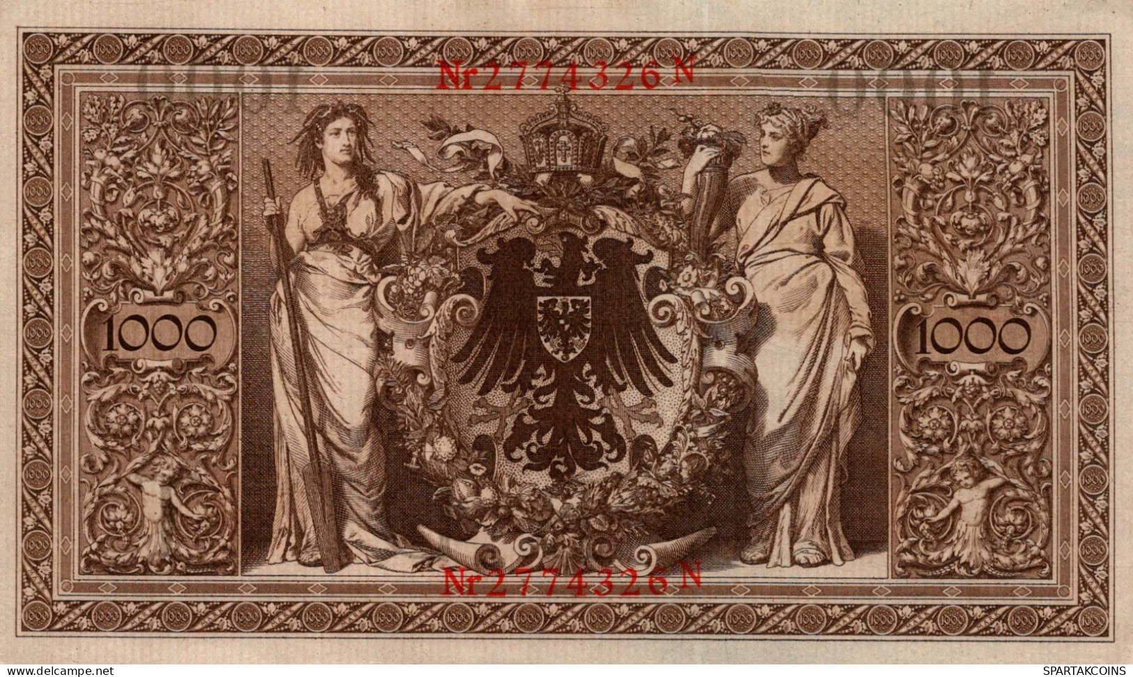 1000 MARK 1910 DEUTSCHLAND Papiergeld Banknote #PL336 - [11] Emisiones Locales