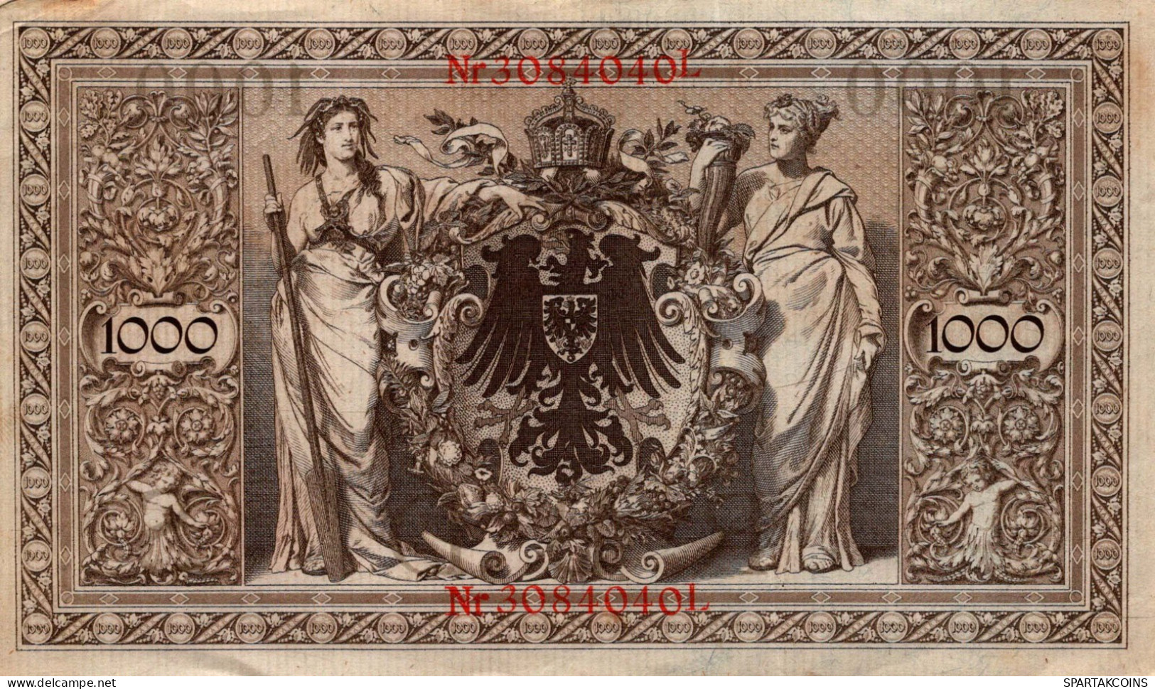 1000 MARK 1910 DEUTSCHLAND Papiergeld Banknote #PL333 - [11] Emisiones Locales